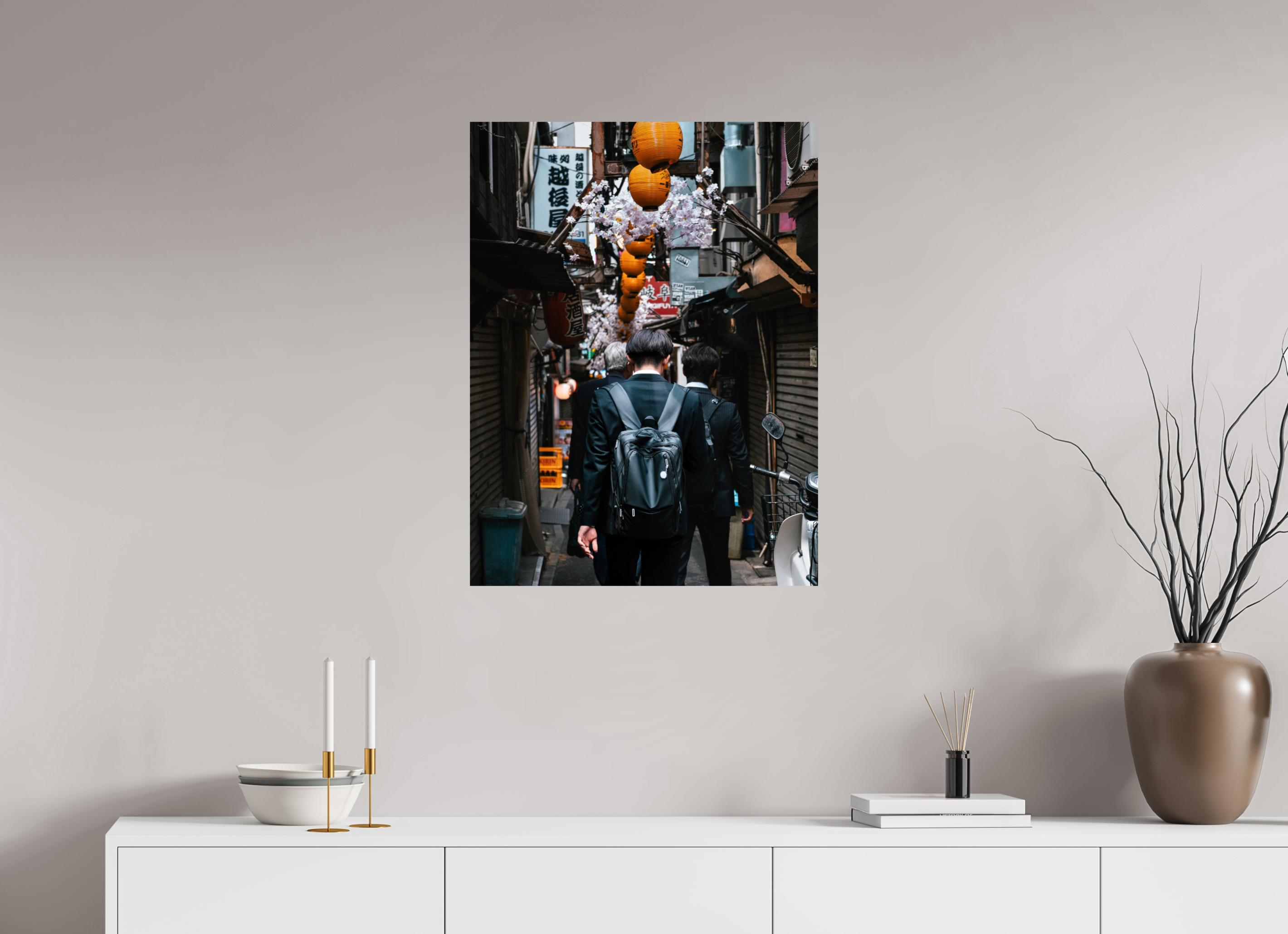 60 x 80 cm, Fuji Crystal DP II Shinjuku Silhouette