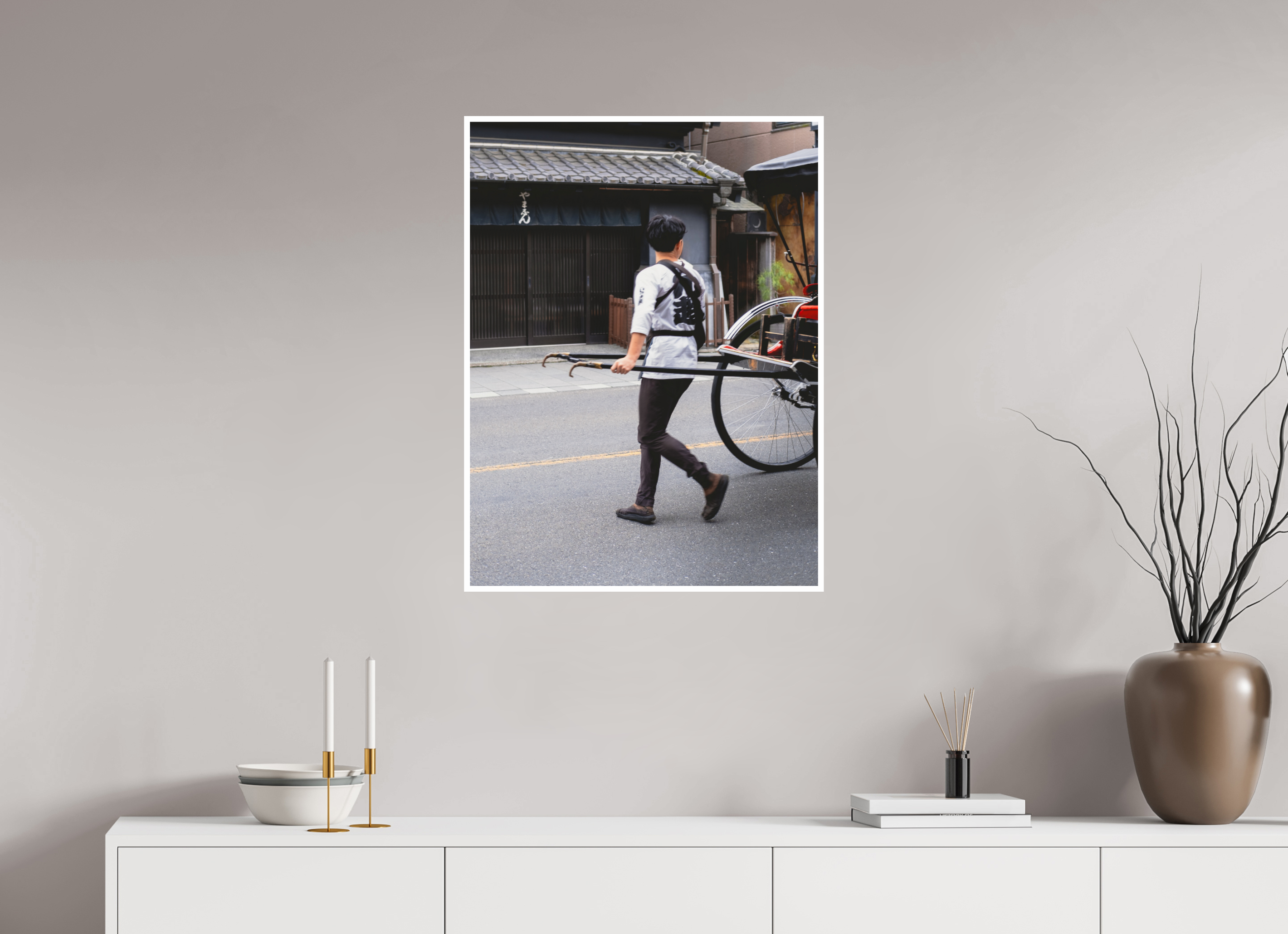 60 x 80 cm, White Border Time Carrier