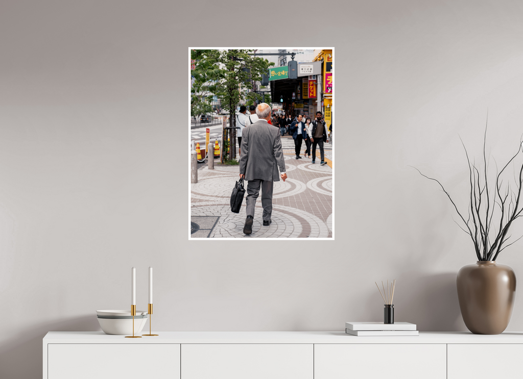 60 x 80 cm, White Border Evening Return