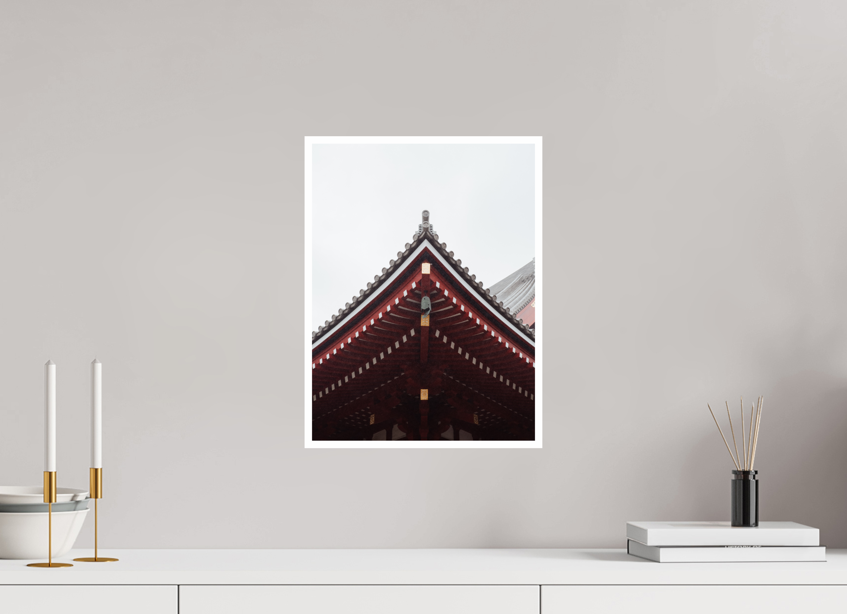 30 x 40 cm, White Border Sacred Line